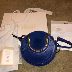 Chloe Pixi bag in Majestic Blue